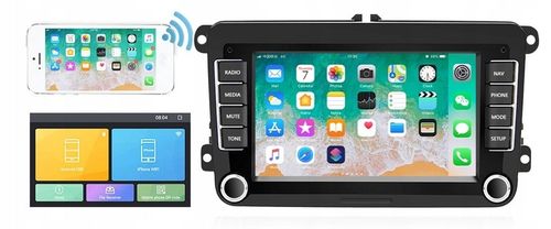 RADIO SAMOCHODOWE do VOLKSWAGEN VW SKODA SEAT 7" ANDROID CARPLAY GPS WIFI na Arena.pl