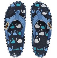 Gumbies - unisex japonki ISLANDER - WHALES 37
