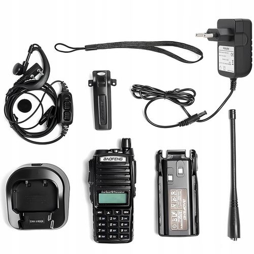 KRÓTKOFALÓWKA WALKIE TALKIE BAOFENG UV-82 5W HTQ PMR RADIOTELEFON ZASIĘG na Arena.pl