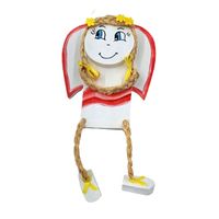 Ręcznie Robiony Aniołek na Ścianę – Kolorowa Dekoracja