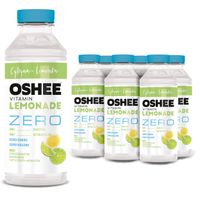 6x OSHEE ZERO Vitamin Lemonade cytryna limonka 555 ml