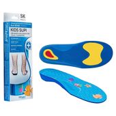 Dynamiczne wkładki ortopedyczne medyczne FootWave Kids Supi dziecięce na koślawość płaskostopie XSK 28-29