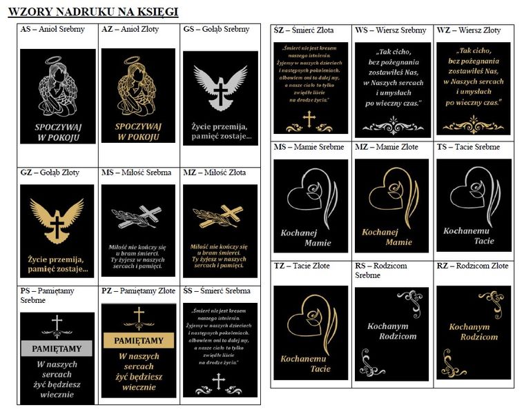 KSIĘGA na grób Podkład do stroików sztucznych Czarna ze złotym z doniczką zdjęcie 9