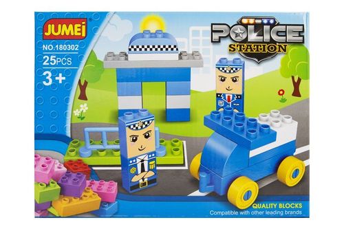 Klocki Jumei 3+ KOMISARIAT POLICJA 25 elementów, 26x19cm na Arena.pl