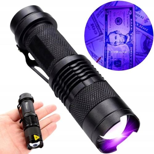 Tester Latarka Uv Detektor Led Dioda Bursztyn Mocz na Arena.pl