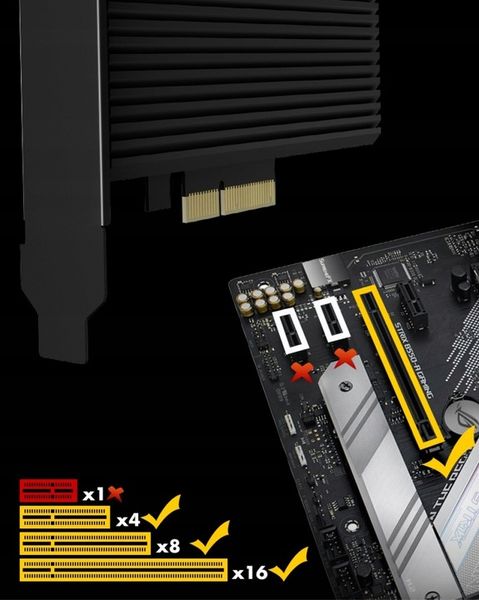 ICYBOX Karta PCI na M.2 SSD NVMe IB-PCI208-HS z zdjęcie 13