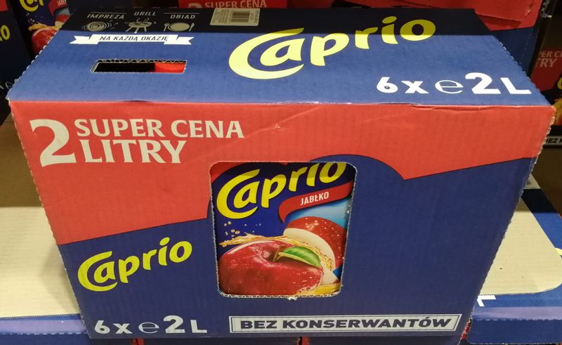 Caprio 2l Jabłko - karton zdjęcie 1