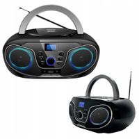 Boombox na płyty CD tuner RADIO FM odtwarzacz MP3 USB pamięć 20 stacji