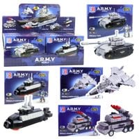 Klocki Konstrukcyjne Armia Wojsko Militarne Środki Transportu Robot 2w1