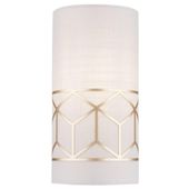LAMPA ścienna MESSINA H223-WL-01-G Maytoni abażurowa OPRAWA kinkiet złoty beżowy