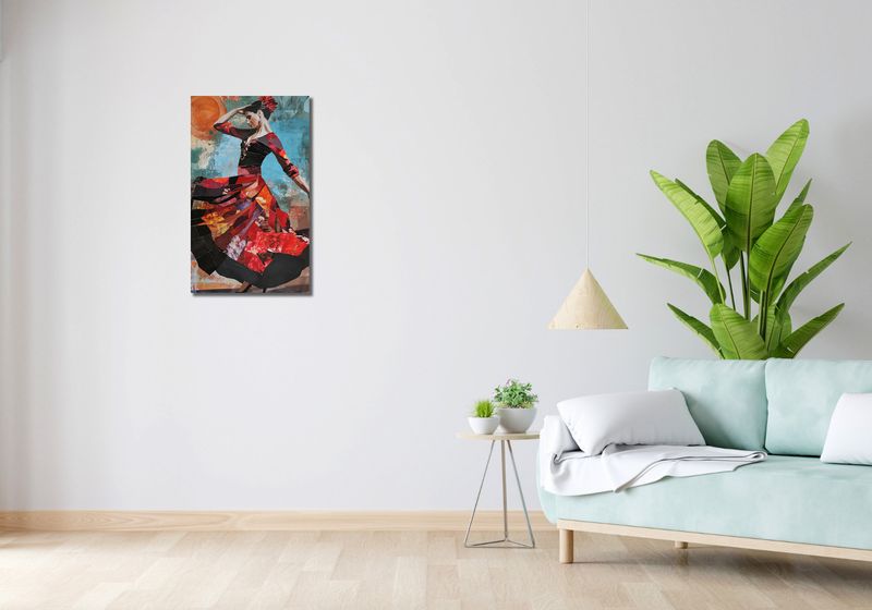 Obraz 40x70cm Taniec Flamenco zdjęcie 2
