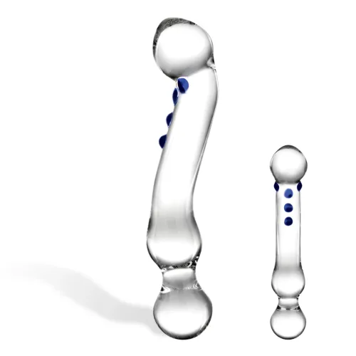 glas curved g-spot - szklany model anatomiczny, szkło borokrzemowe 15 cm na Arena.pl