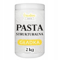 Pasta strukturalna 3D biała 2kg - gładka masa do efektów struktur dekoracji