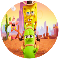 Opłatek na tort Spongebob