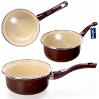 Rondel emaliowany mały BROWN 14 cm 620ml ORION