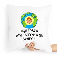 Poduszka Na Walentynki Najlepsza Walentynka Z Nadrukiem Ze Zdjęciem