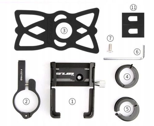 GUB P10 UCHWYT ROWEROWY TELEFON kierownice MOTOR na Arena.pl