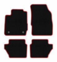 Dywaniki welurowe CARLUX-RED Ford Fiesta MK7 2011-2017 hatchback