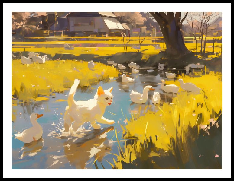 Plakat 80x60cm Słońce na Wsi zdjęcie 3