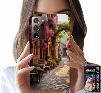 ETUI DO SAMSUNG NOTE 20 ULTRA - MALOWNICZA ULICZKA Z KAWIARNIĄ + FOLIA