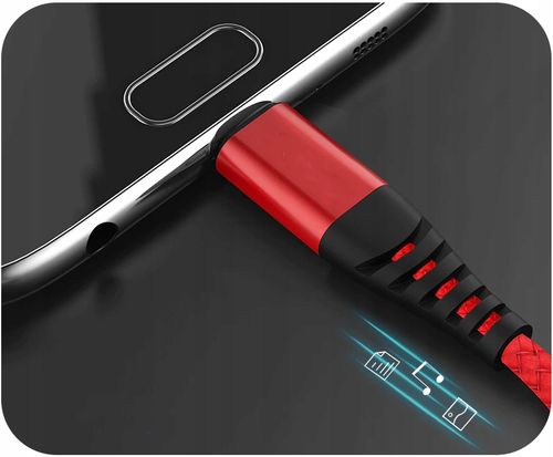 WZMACNIANY KABEL DO IPHONE QUICK CHARGE QC3 3M na Arena.pl