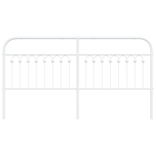 Metalowe wezgłowie, białe, 180 cm na Arena.pl