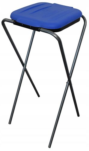 Stojak do segregacji odpadów (1-stanowiskowy) niebieski na Arena.pl