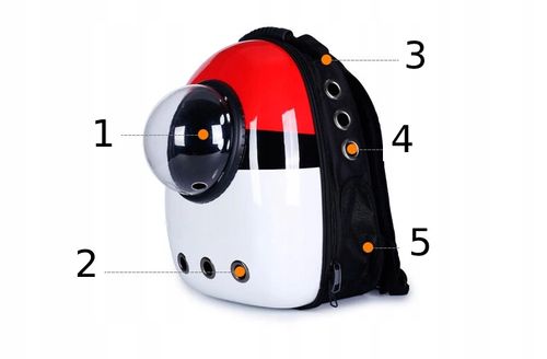 Plecak do transportu ZWIERZĄT KOTÓW Transporter KOSMICZNY Jakość CZARNY na Arena.pl