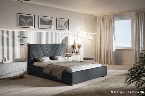 Łóżko tapicerowane 180x200 Royal 2 pojemnik stelaż na Arena.pl