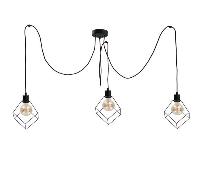 Lampa wisząca 3xE27 RUBEN BLACK zdjęcie 1