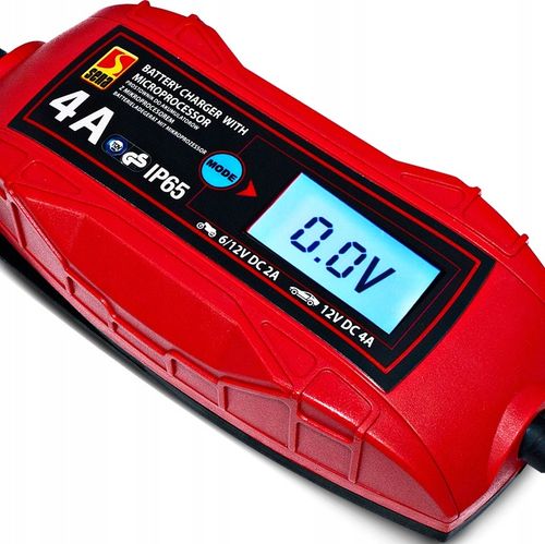 ŁADOWARKA PROSTOWNIK DO AKUMULATORA ŻELOWY 6V 12V AKUMULATORÓW LCD TUV GS na Arena.pl