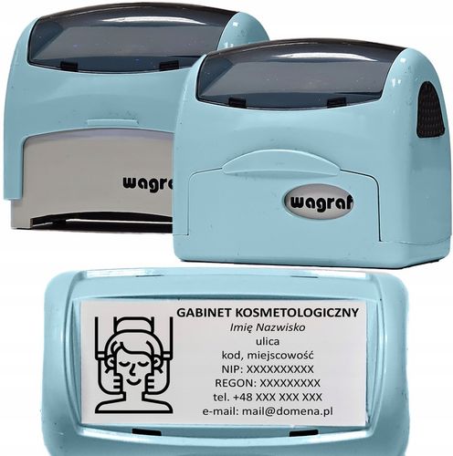 Wagraf A4 PIECZĄTKA do 8 wersów - 12 kolorów obudowy na Arena.pl