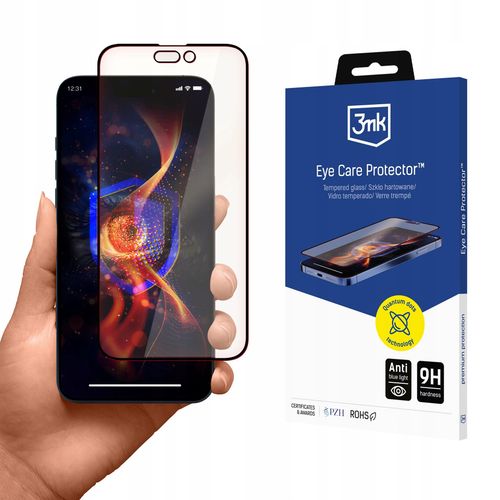 SZKŁO HARTOWANE EYECARE PROTECTOR DO IPHONE 14 PRO 3MK na Arena.pl