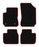 Dywaniki welurowe CARLUX-RED do Citroen C4 Cactus II 2018- czarne