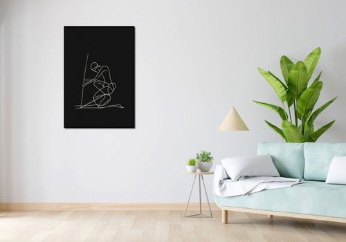 Plakat 68x98cm Linia na Arena.pl