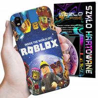ETUI DO SAMSUNG A10 - ROBLOX DZIECIECE WZORY SUPER MARIO + SZKŁO