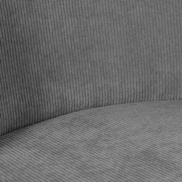 Krzesło Krosby Sztruks grafitowe zdjęcie 9