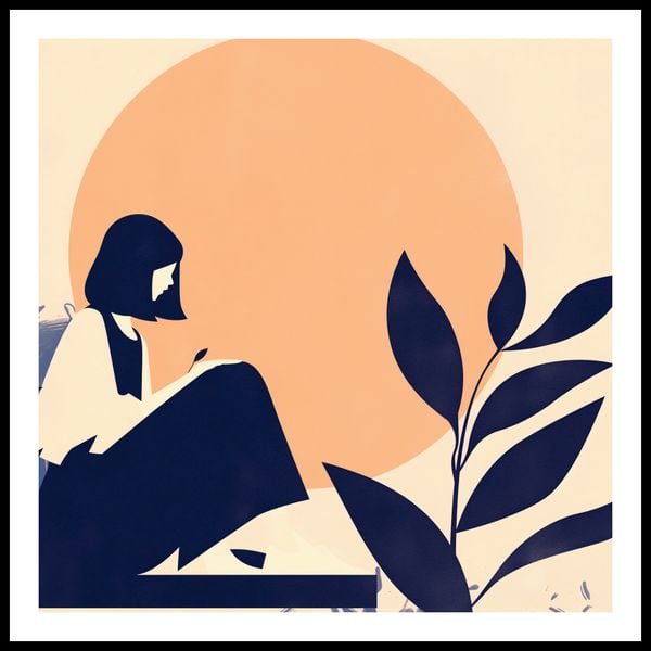 Plakat 90x90cm Kontemplacja zdjęcie 3