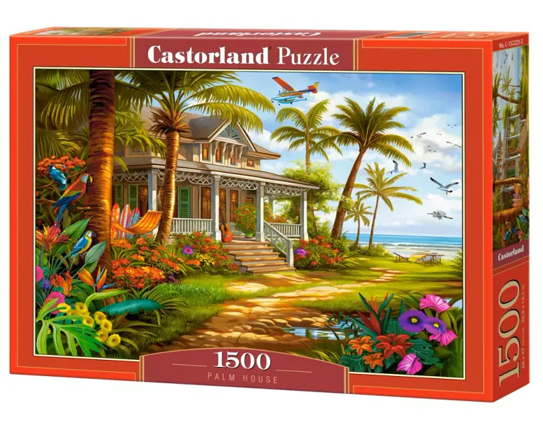 Puzzle 1500 elementów. Costa Paradiso, Palmiarnia zdjęcie 1