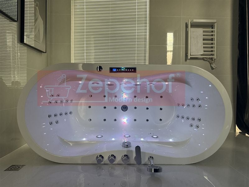 PIĘKNA OWALNA WANNA Z HYDROMASAŻEM 170X80 z 1 ODLEW GRZAŁKA zdjęcie 24