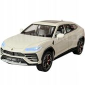 Model samochodu Lamborghini Urus Biała w skali 1:24 z odlewu ciśnieniowego