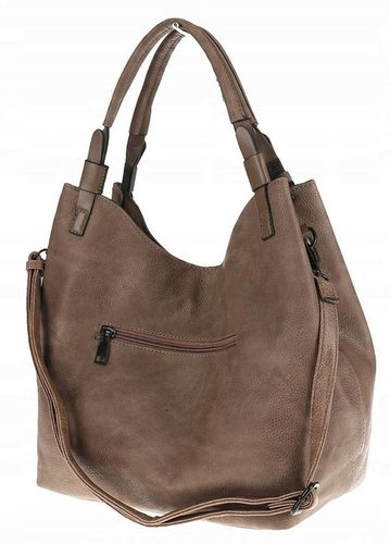 Tommasini Torebka Damska Listonoszka Duża Torba Shopper Worek 2692 Beżowa na Arena.pl