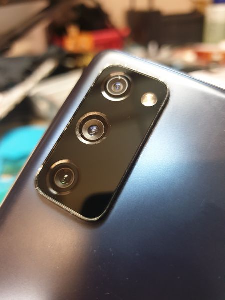 Samsung Galaxy S20 FE G780f ORYGINALNA SZYBKA KAMERY SZYBA OCZKO Pomarańczowy zdjęcie 6