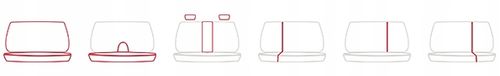 Pokrowce samochodowe do NISSAN Micra Note (I) kpl na Arena.pl
