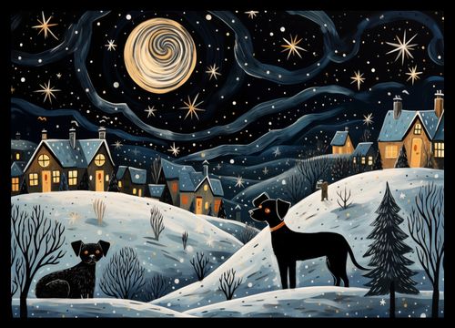 Plakat 42x29,7cm Nocny Psi Patrol na Arena.pl