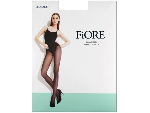 Rajstopy lycra 40 den pół kryjące z połyskiem NINA Black 2 na Arena.pl