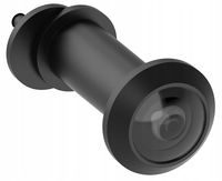 WIZJER DO DRZWI JUDASZ 14MM 180 STOPNI CZARNY