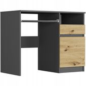 Meble biurko komputerowe stolik 96cm N-35 ANTRACYT MIX ARTISAN