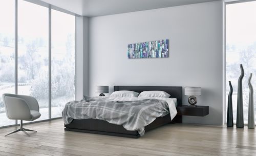 Obraz Na Płótnie - Drapacze Chmur - 90X30 Cm - Ab90X30-3857 na Arena.pl