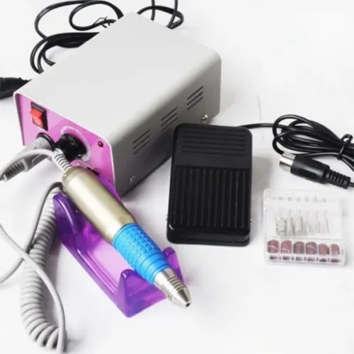 PROFESJONALNA FREZARKA DO PAZNOKCI PEDAŁ + FREZY na Arena.pl